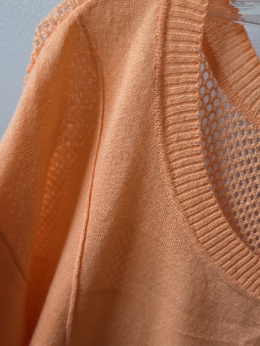 if it were me Peach Open-Knit Sweater - Picture 3 of 4